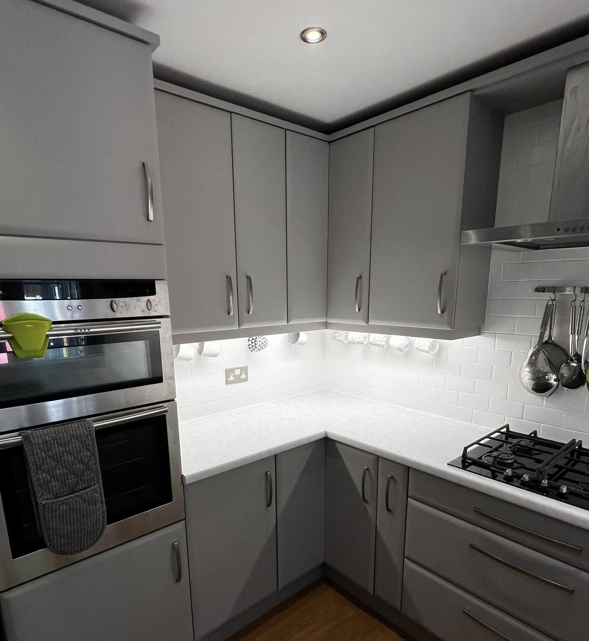 Domestic Kitchen Space Vinyl Wrapping London