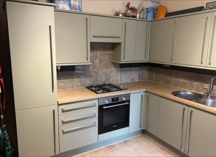 Domestic Kitchen Space Vinyl Wrapping London UK